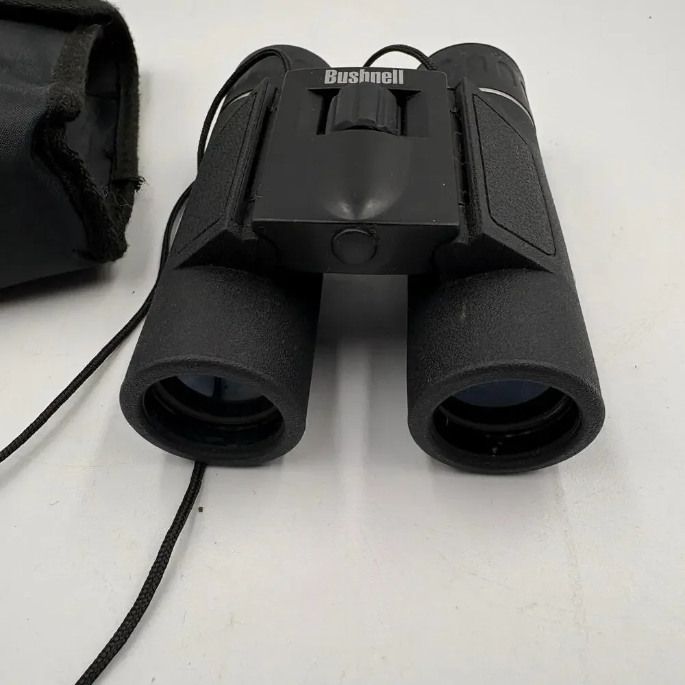 Bushnell 12 x 25 Compact Binoculars w/ Vivitar Black Pouch